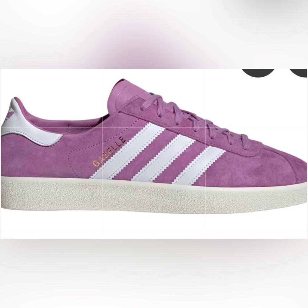 Adidas Lilac and White Classic Sneakers